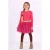 B.Nosy korte glitter jurk met pailletten en ruches – roze