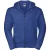 Russell Heren Authentieke Sweatshirt met volledige ritssluiting / Hoodie (Helder Koninklijk)