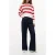 Tommy Hilfiger Loose Cable Sweater Amaryllis Red/stripe
