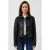 QS imitatieleren leren bikerjack zwart