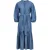 Indigo Midi jurk met stropdassen