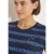 Shirt met ronde hals en luipaardstrepen