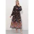 Gebuttonde Maxi Jurk met Ronde Hals en Tailleband