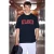Oversized T-shirt met print en ronde hals