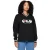 FILA Langerma Oversized V-neck Sweat Shirt Black