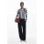 Desigual straight low waist cargobroek zwart