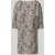 Christian Berg Woman Jurk met effen design en dierenprint