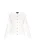 faina Gebreid vest  wit