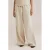 WE Fashion regular waist casual broek beige