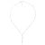 Orphelia ‘Alivina’ Dames 925 Sterling Zilveren Ketting met Hanger – Zilver ZH-7070
