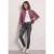 Jeans met Mid Waist-taille en Slim Leg-pijpen in casual pasvorm