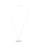 Swarovski Ketting  lichtblauw / zilver / wit