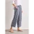 Street One Dames Broek met High Waist en Wide Leg pijpen in een Loose Fit pasvorm in Blauw