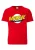 LOGOSHIRT Shirt ‘Bazinga’  geel / rood / zwart / wit