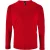 SOLS Heren Sportief T-Shirt met lange mouwen (Rood)