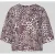 Marc Cain Relaxed fit T-shirt van viscosemix met all-over dierenprint