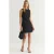 TRENDYOLMİLLA Dames Zwart Colorblock Kort / Mini Mouwloos Avond / Dagelijks A-lijn Jurken