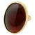 PILGRIM gold plated ring Still bruin