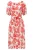 Salsa Jeans Jurk  oranjerood / natuurwit