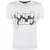 Just Cavalli wit T-shirt met omwikkeld logo met slangenprint