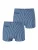 SCHIESSER Zwemshorts ‘ Ocean Swim ‘  blauw / wit