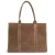 Manfield suede shopper taupe