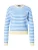 GAP Trui  blauw / lichtgeel / wit