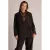 Yest Curve Plus Size oversized blazer – donkerbruin