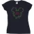 Li-cense Disney dames mickey mouse vrolijk kerstfeest holly katoenen t-shirt