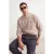TRENDYOL MAN Heren Grijs Slogan Lang Oversized Sweatshirts