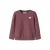 NAME IT MINI rechtvallende sweater met borduursels – roodbruin