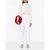 Aanpasbare Witte Broek met Tabelletjes