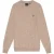 Lyle & Scott Heren Lamswollen Ronde Hals Trui (Bruin)