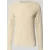 lindbergh Gebreide pullover met structuurmotief en ronde hals