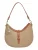 Roberta M Beige Rundleer Tas