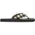 Rocket Dog Adios teenslippers met madeliefjes voor dames, zwart