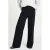 POM Amsterdam wide leg high waist broek zwart