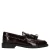 Manfield leren loafers met studs – bordeaux