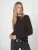 Slim fit damesoverhemd in wolblend