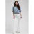 Florez Ana Flared Pocket flared jeans ecru
