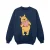 Disney Meisjes Winnie The Pooh Sweatshirt met hartjesogen (Marineblauw)