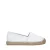 Manfield leren espadrilles wit