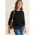Cecil Dames Shirt met contrastdetail in Zwart