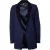 Elisabetta Franchi, Blauwe blazer met zwarte revers