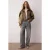 TRENDYOLMİLLA Dames Grijs Effen Baggy Hoge taille Jeans