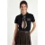 Geborduurde Tekst Print Polo Shirt