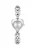 GUESS Analoog horloge ” VALERIE ”  zilver