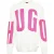 Hugo Dames/Dames Crew Hals Relaxed Fit Trui met Lange Mouwen (Natuurlijk)