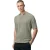 Poloshirt gebreid Genti groen v-hals strepen
