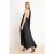 Dames maxi-jurk met bloemenprint, mouwloos, chique/avondmodel, A-lijn